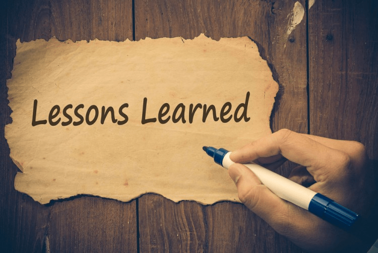 lessons learned